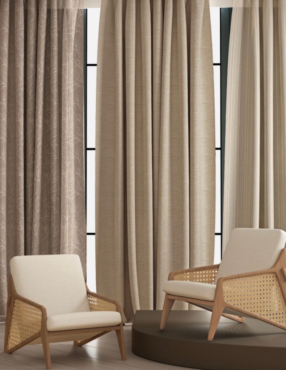Premium blackout curtains in Noida