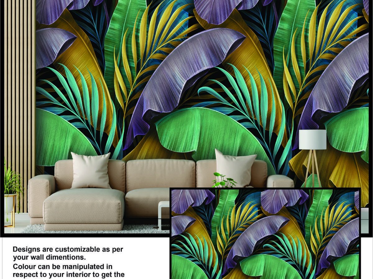 Luxury wallpaper installation in Noida 12