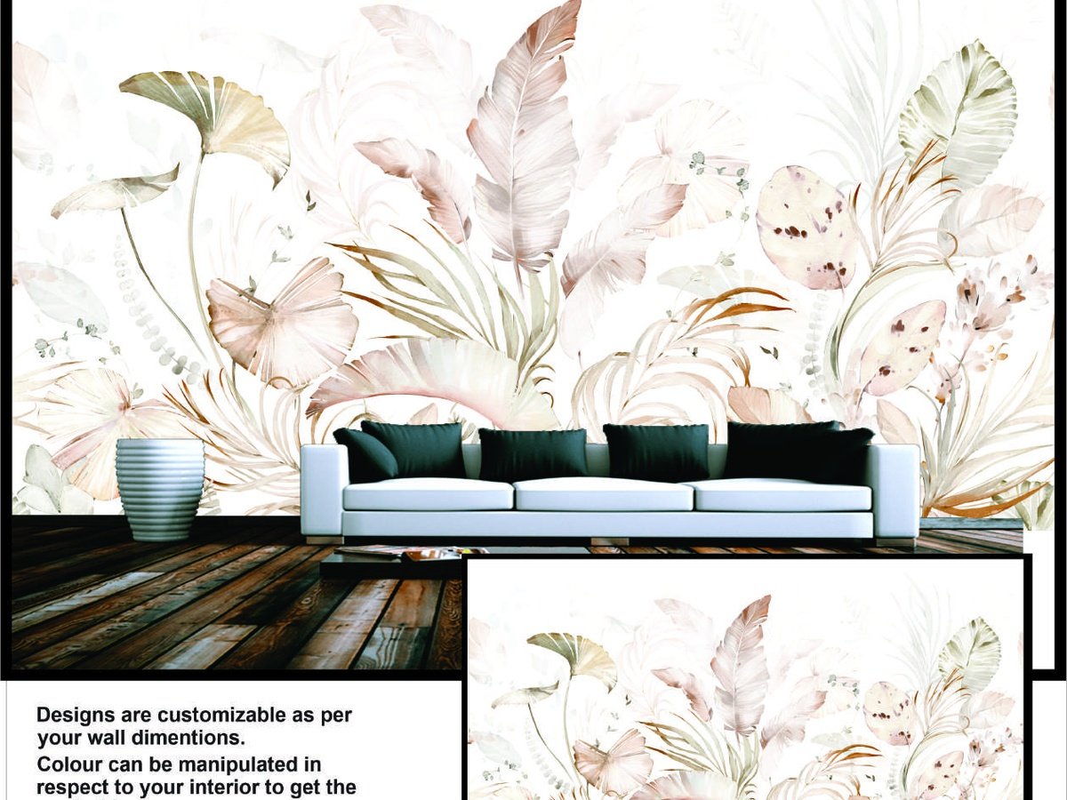Luxury wallpaper installation in Noida 15