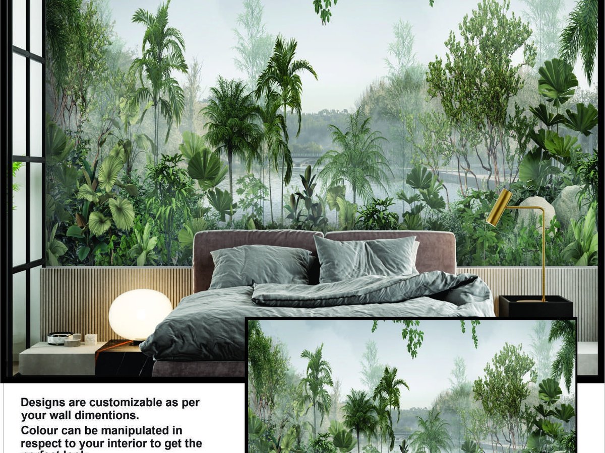 Luxury wallpaper installation in Noida 16