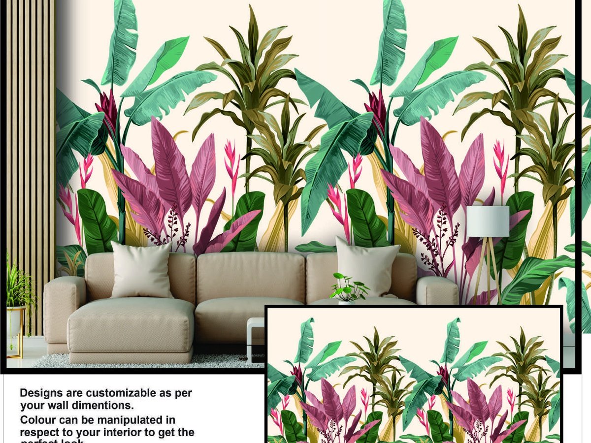 Luxury wallpaper installation in Noida 17