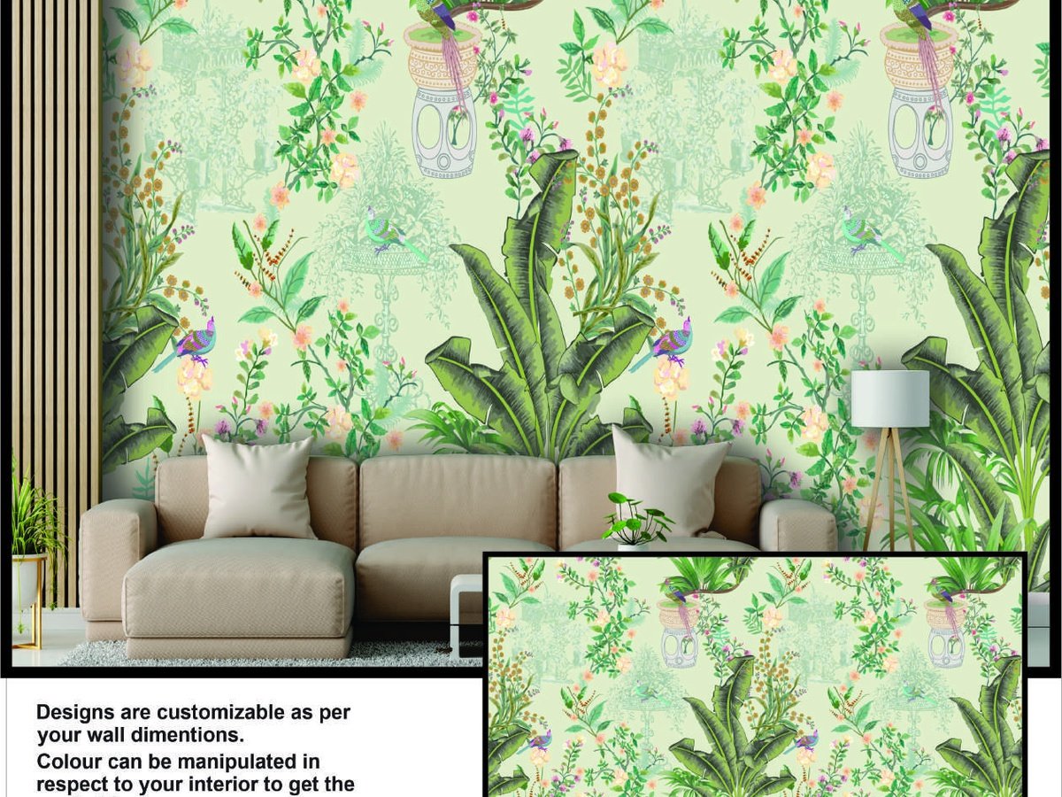 Luxury wallpaper installation in Noida 27