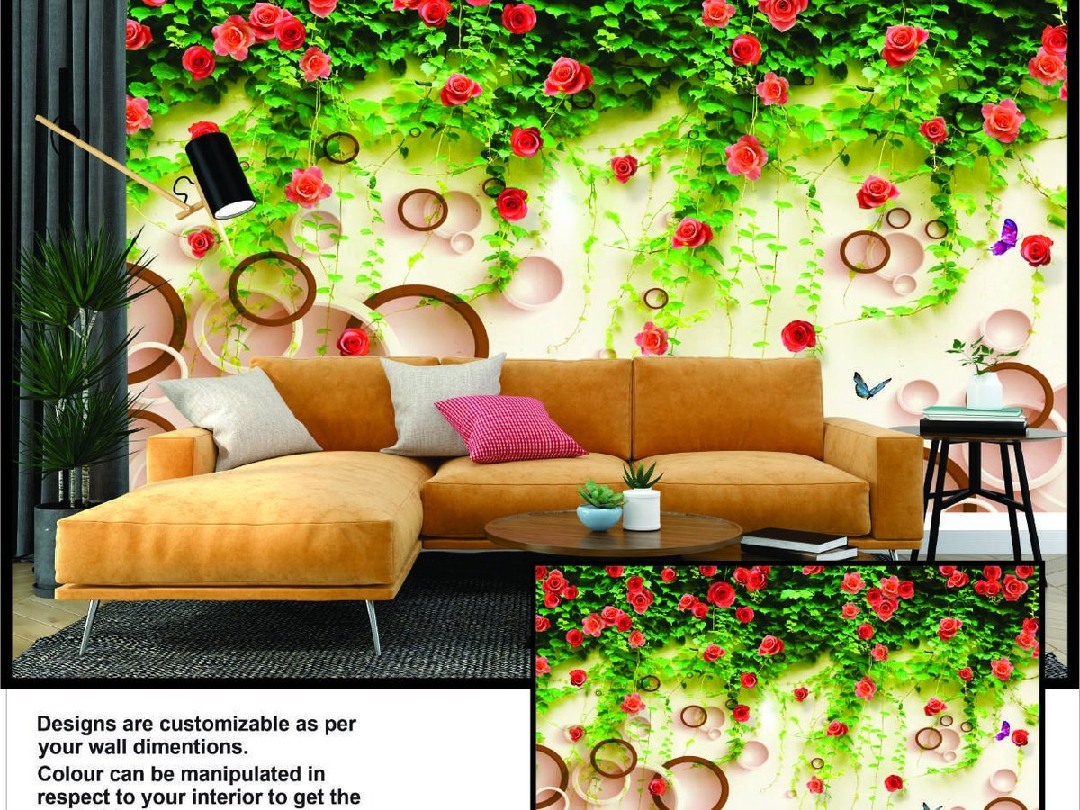Luxury wallpaper installation in Noida 28