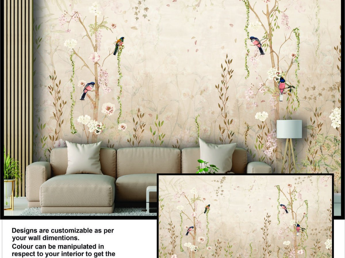 Luxury wallpaper installation in Noida 30