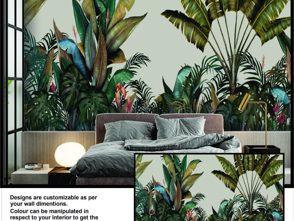 Luxury wallpaper installation in Noida 32