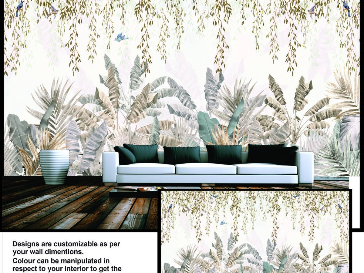 Luxury wallpaper installation in Noida 35