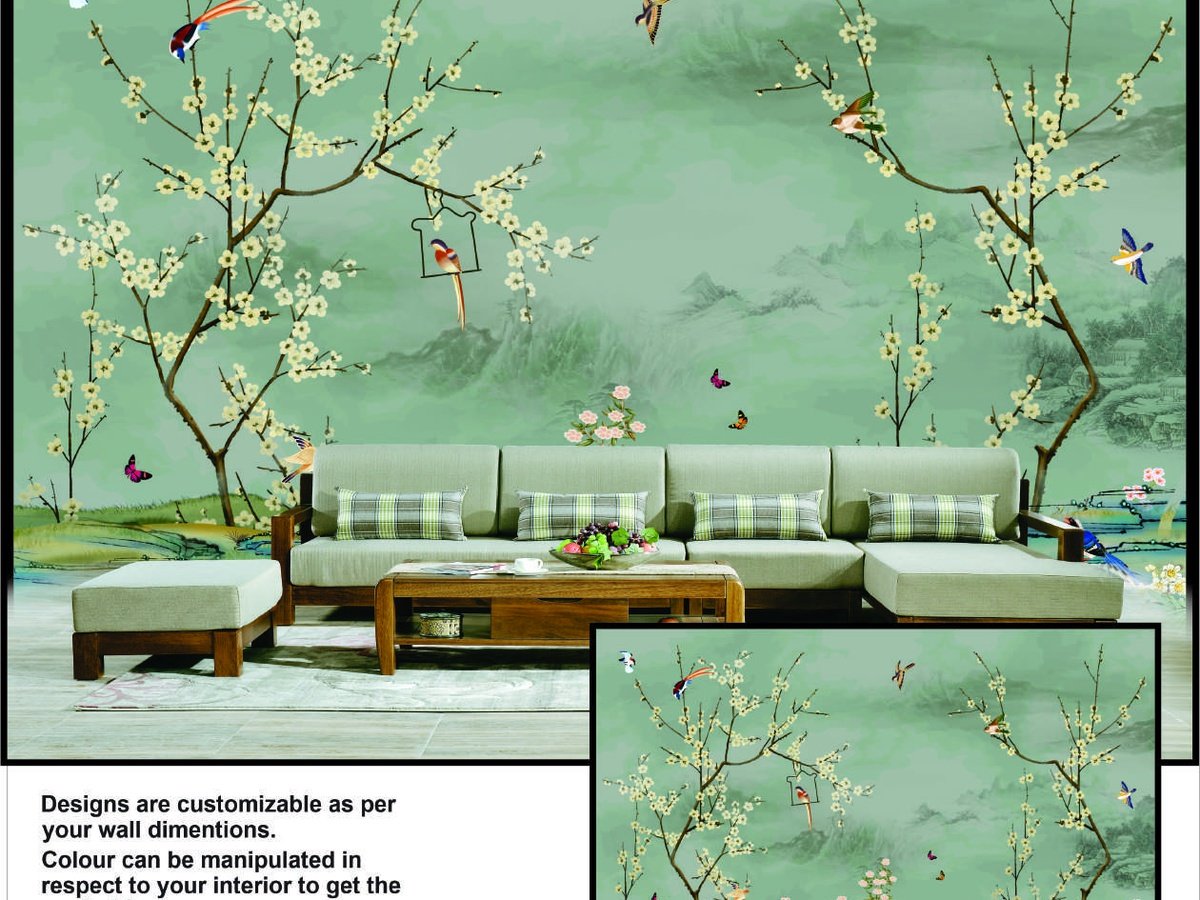 Luxury wallpaper installation in Noida 39