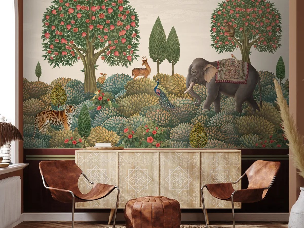 Luxury wallpaper installation in Noida 46
