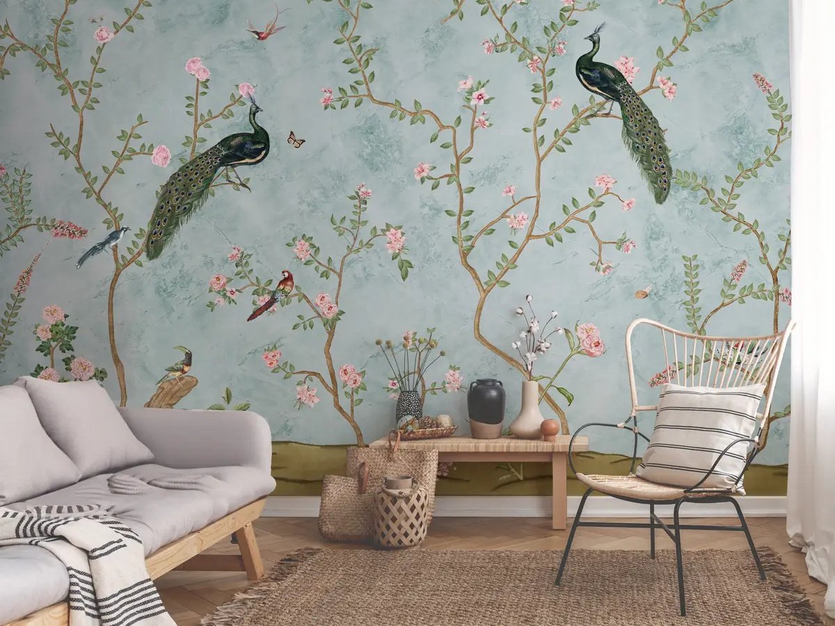 Luxury wallpaper installation in Noida 9